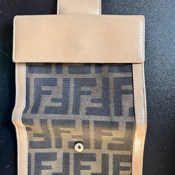 Small Vintage Zucca Fendi Wallet (Authentic) - Picture 3 of 12